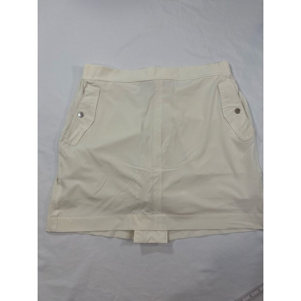 Athleta Vienna Cargo Skort Women's Size 16 Ivory